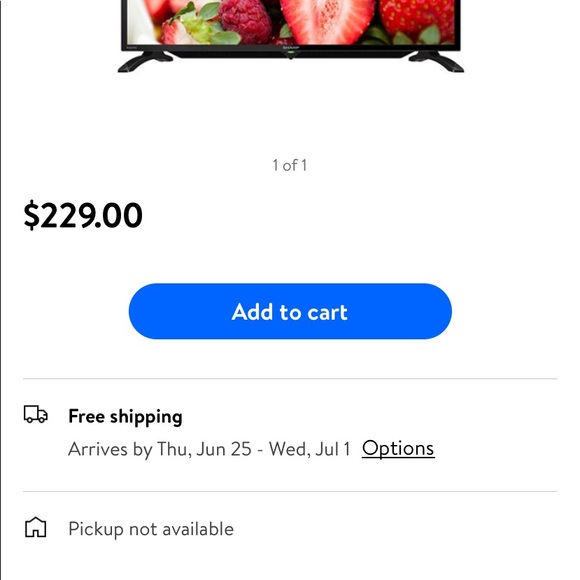 Sharp 32 in. 720P LED HD TV - Picture 5 of 6